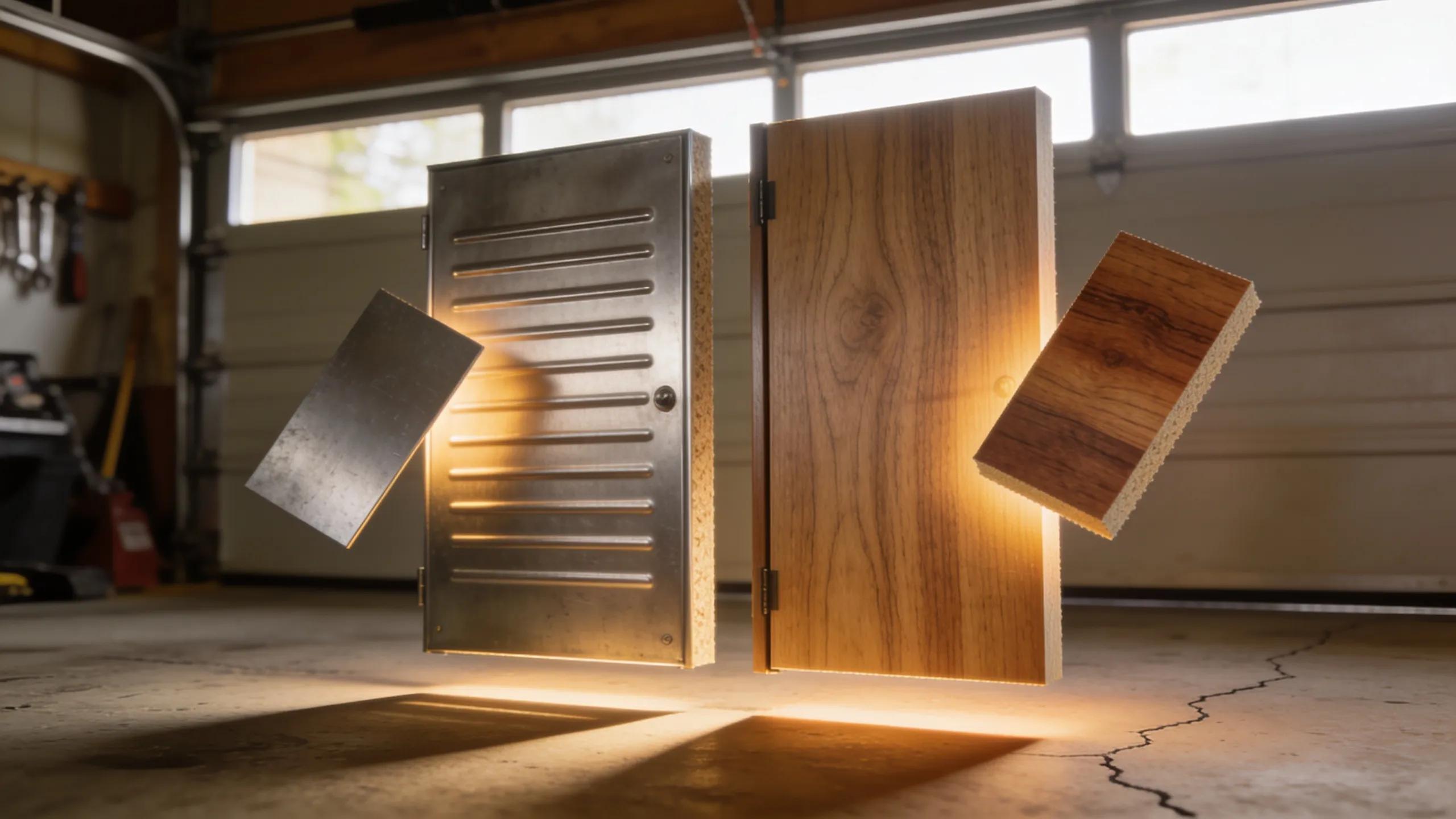 Selection of heat-resistant materials used for garage doors to combat summer damage